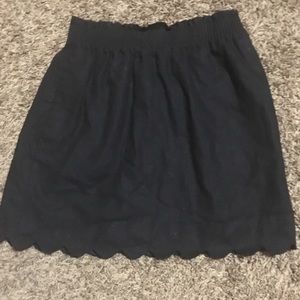 NEW J Crew Scalloped Skirt